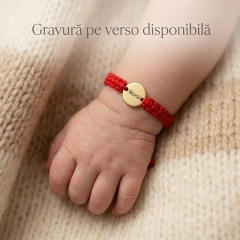 Brățară Aur 14K cu Inimă Copii – Personalizată - Img 2
