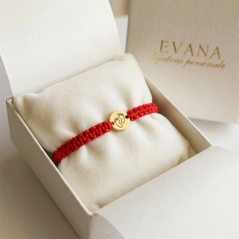 Brățară Aur 14K cu Tălpițe Bebe – Personalizată - Img 7