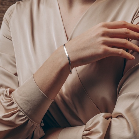Brățară din Argint 925, Lățime 4mm, Lungime 16cm + 3cm Extensie – Elegantă și Confortabilă - Img 3