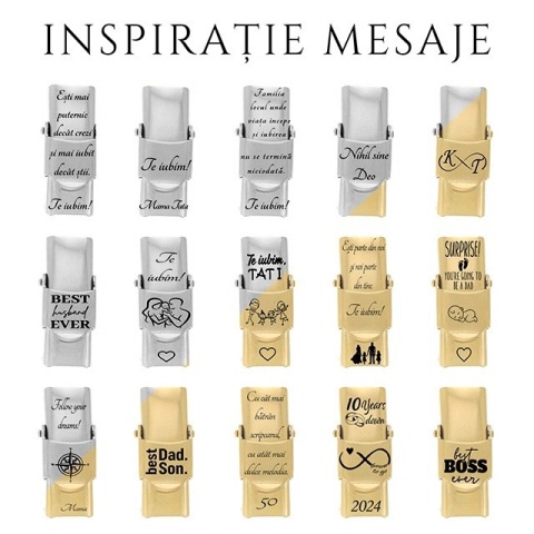 Brățară Bărbați Piele Împletită cu Cruce Aur 14K Personalizată – Model Veghe - Img 7