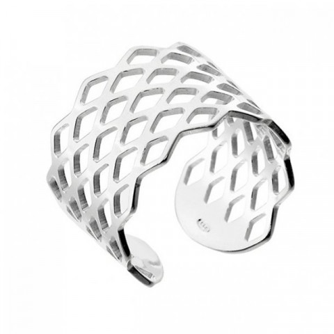 Silberring mit Diamantschliff - Img 2