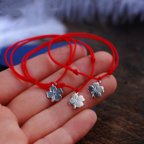 Armband - Norocel - 925 Sterling Silber - 10 mm Durchmesser - verstellbare Schnur - Img 1