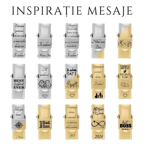 Brățară Bărbați Personalizată SVEN din Piele și Aur 14K – Plăcuță Gravată - Img 7