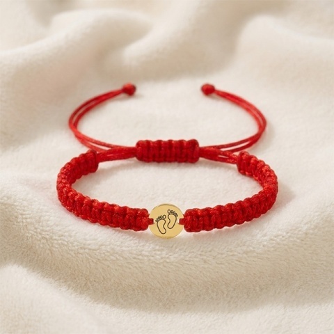 Brățară Aur 14K cu Tălpițe Bebe – Personalizată - Img 6