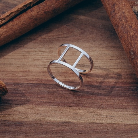 Ring aus 925er Sterlingsilber mit klassischem Finish - Img 3