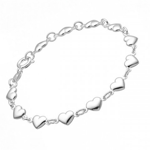 925 Sterling Silber Armband mit elegantem Herz Design - Das perfekte Geschenk für Sie - Img 2
