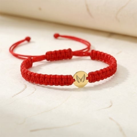 Brățară Aur 14K cu Aripi de Înger Copii – Personalizată - Img 7