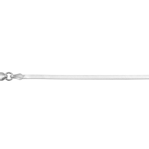 Brățară gleznă argint 925 Flat Snake 3.3 mm, aur/argint, 25 cm - Img 7