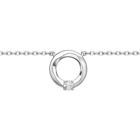 Colier din Argint cu Pandantiv Zirconiu Mic – Eleganță Discretă - Img 3