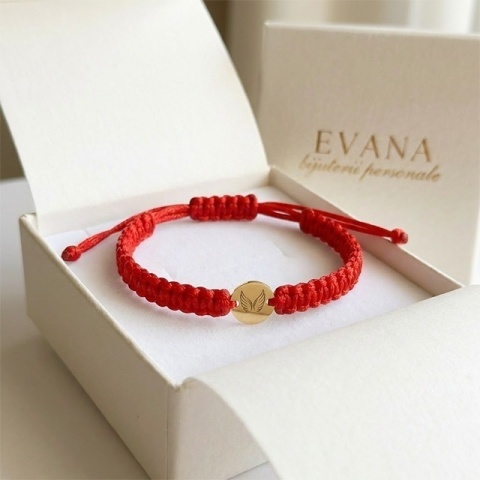 Brățară Aur 14K cu Aripi de Înger Copii – Personalizată - Img 4