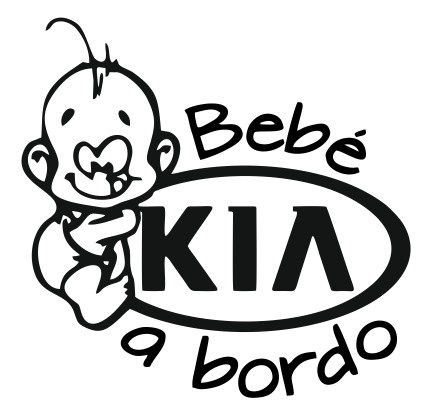 Bébé à Bord KIA