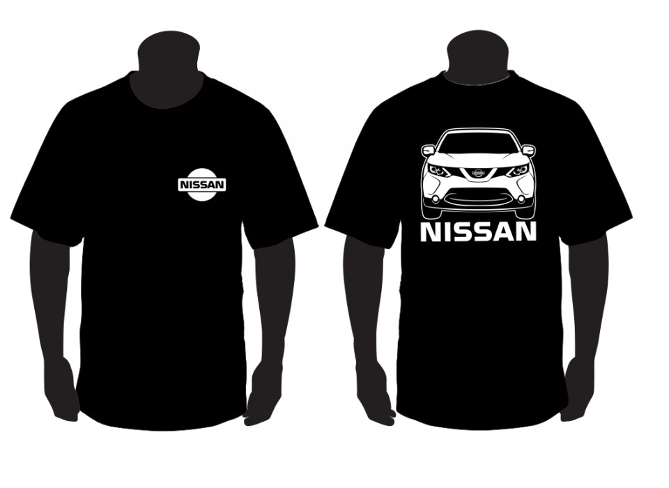Så mange forstørrelse to uger T-shirt para Nissan Qashqai j11
