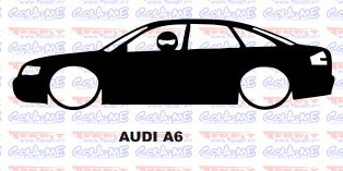 Autocolante - Audi A6 Com Stig
