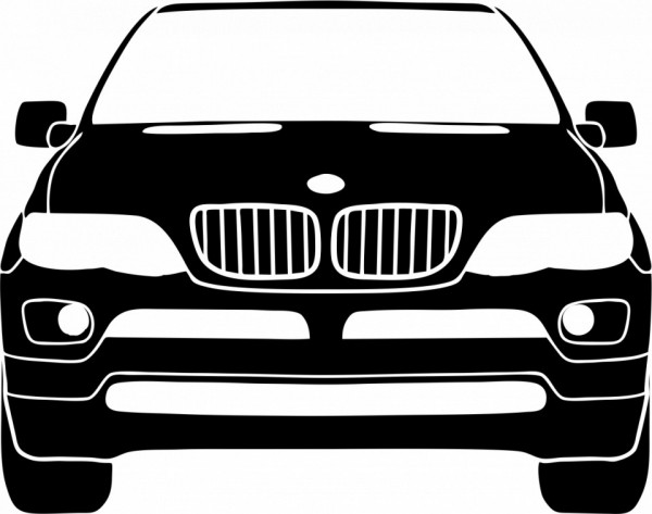 Autocolante - BM X5 E53 (Frente)