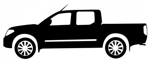 Autocolante com Toyota Hilux