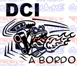 Autocolante - DCI a bordo