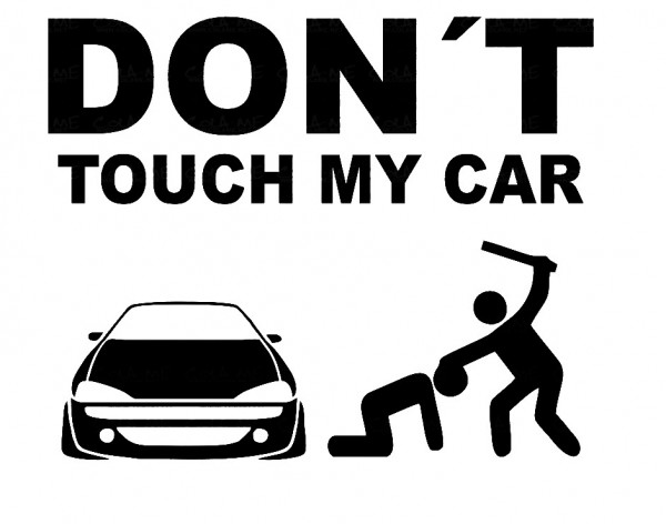 Autocolante - Don´t Touch My Tigra