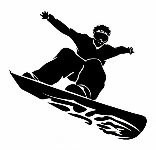 Autocolante - Esquiar