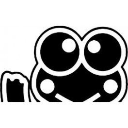 Autocolante - Hello Kitty Keroppi