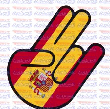 Autocolante Impresso - Mão JDM  Espanha