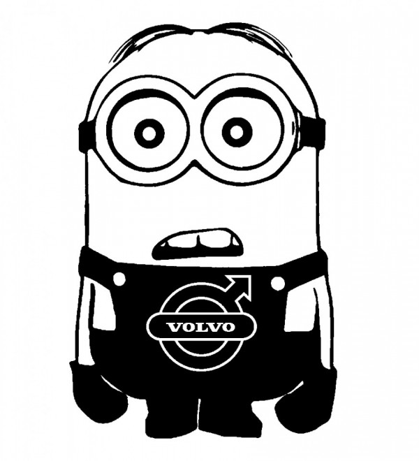 Autocolante - Minion para VOLVO
