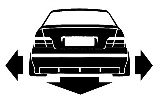 Autocolante para BMW E36 Coupe