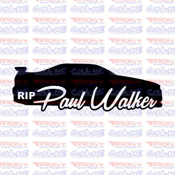 Autocolante - Paul Walker RIP