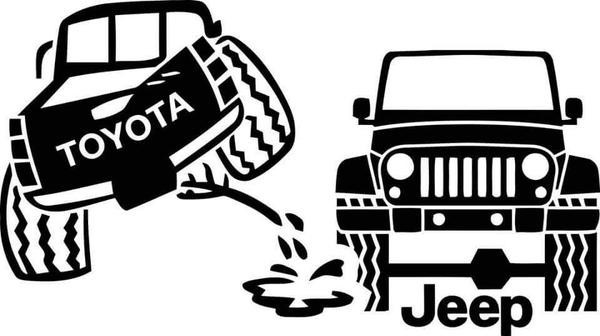 Autocolante - Toyota mijar Jeep