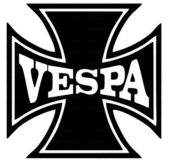 Autocolante - Vespa Cruz