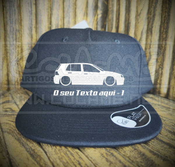Boné - Modelo pala recta / CAP - VW Mk4 - 5 Portas