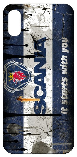 Capa de telemóvel com Scania - Retro