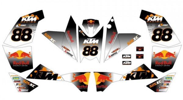 Kit Autocolantes Para KTM 525 XC
