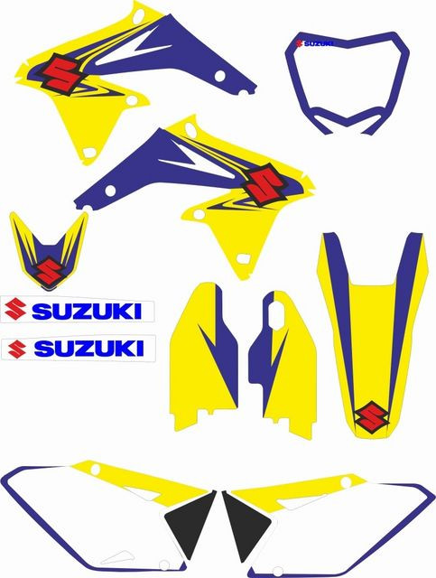 Kit Autocolantes Para Suzuki RMZ 450 08-17