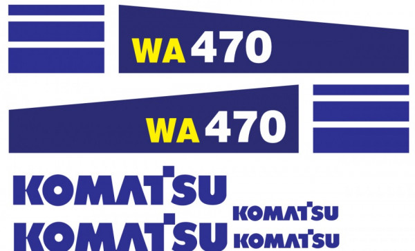 Kit de Autocolantes para KOMATSU WA 470