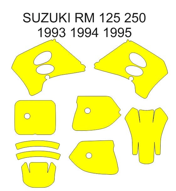 Molde - Suzuki RM 125 250 1993 1994 1995
