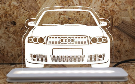 Moldura / Candeeiro com luz de presença - Audi A4 B6