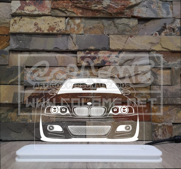 Moldura / Candeeiro com luz de presença - BM E46 Frente