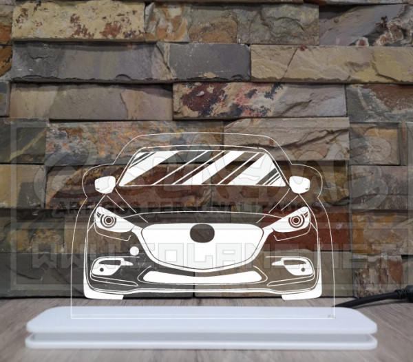 Moldura / Candeeiro com luz de presença - Mazda 3 2017