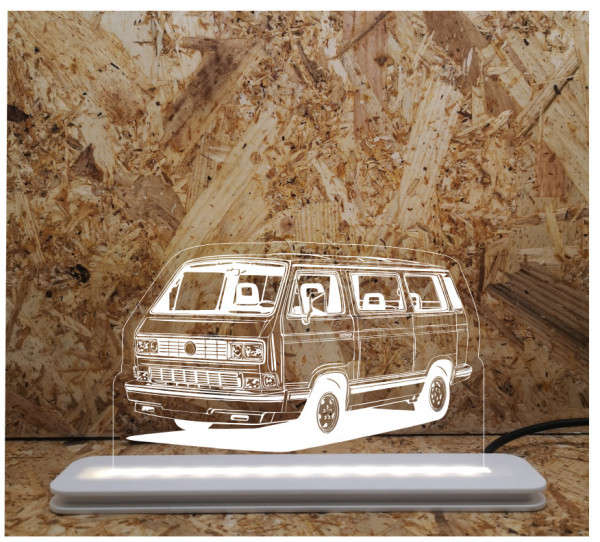 Moldura / Candeeiro com luz de presença - Volkswagen Transporter T3