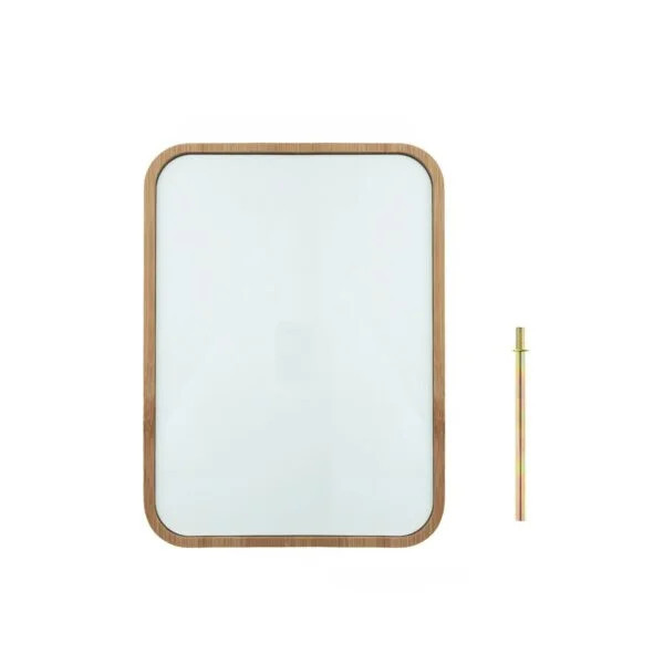 Moldura em Bambu com zona de foto - Sublimação - Retangular - 15x20