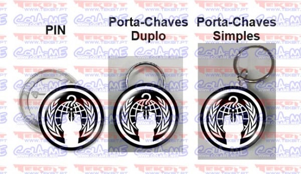 Pin / Porta Chaves - Anonymous