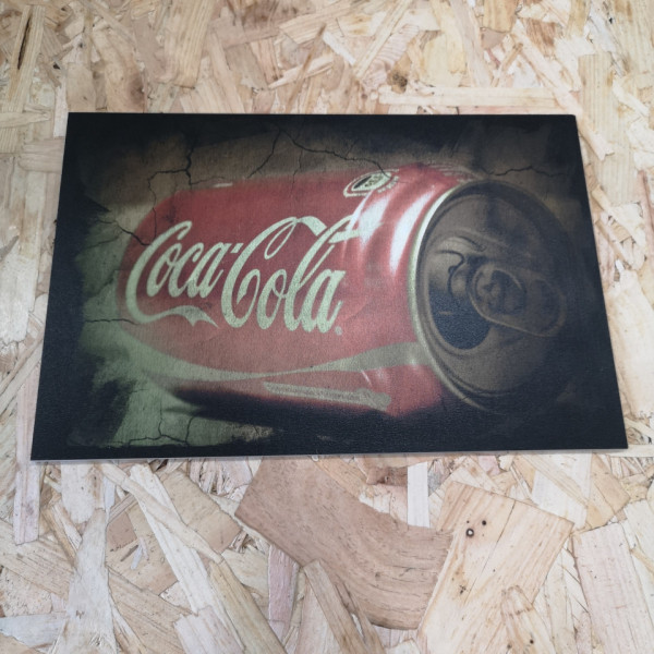 Placa Decorativa em PVC - Coca-cola