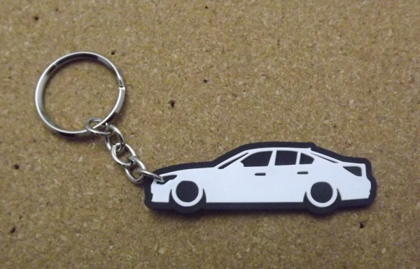 Porta Chaves com silhueta de BMW E60 - Série 5