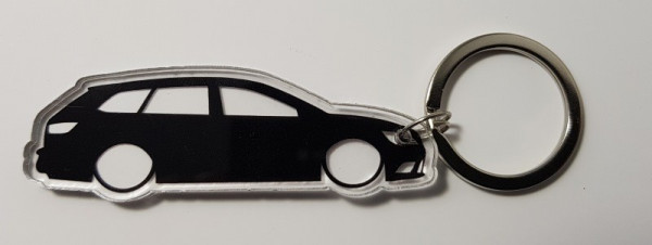 Porta Chaves de Acrílico com silhueta de Seat Leon ST