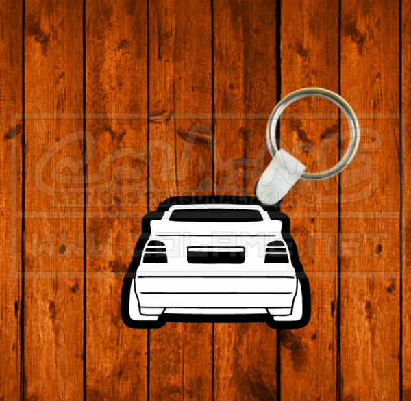 Porta chaves em acrílico preto - VW Golf Mk3 Cabrio
