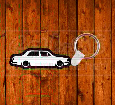 Porta chaves em acrílico preto - VW Jetta Mk1