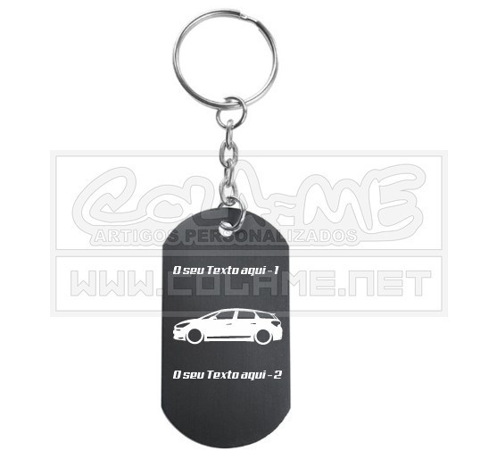 Porta Chaves em alumínio - Citroen Ds5 - Lateral