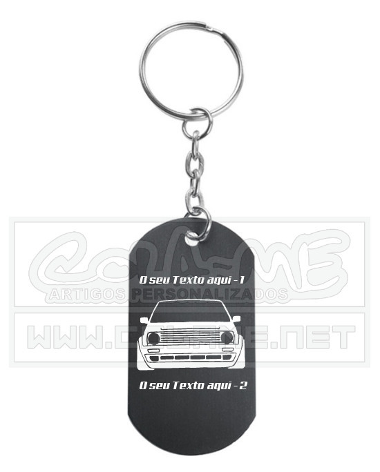 Porta Chaves em alumínio - VW Golf Mk2