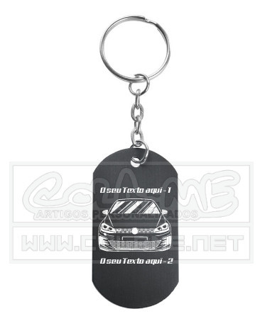 Porta Chaves em alumínio - VW Golf MK7