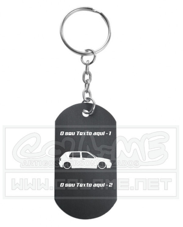 Porta Chaves em alumínio - VW Mk3